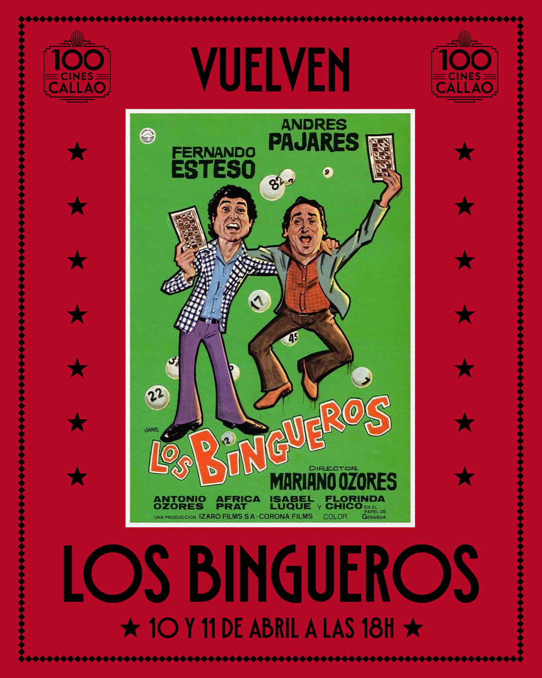 LOS BINGUEROS EN CINES CALLAO LOS BINGUEROS EN CINES CALLAO