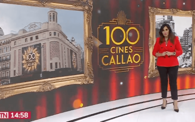 EL CENTENARIO DE CINES CALLAO, NOTICIA EN LOS INFORMATIVOS DE TELEMADRID