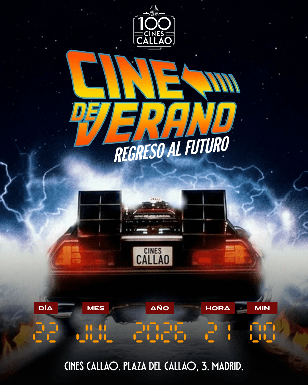 Cine de Verano_100 Cines Callao