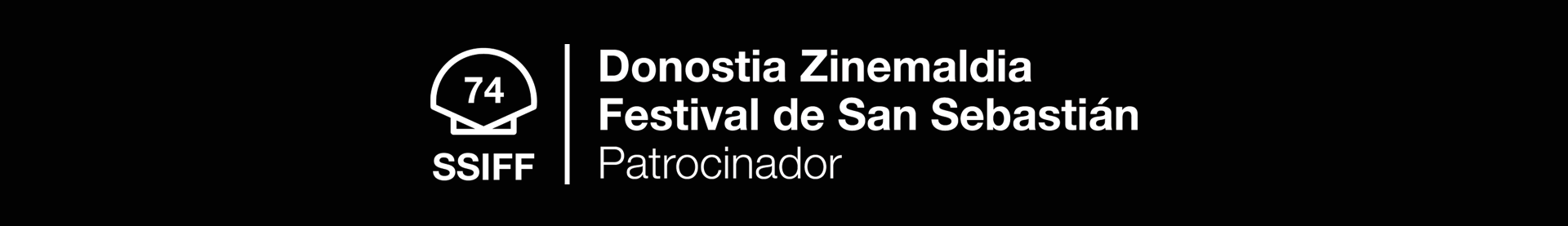 Patrocinador Donostia Zinemaldia<br />
Festival de San